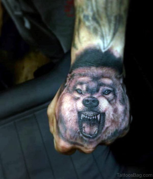 Classic Wolf Tattoo
