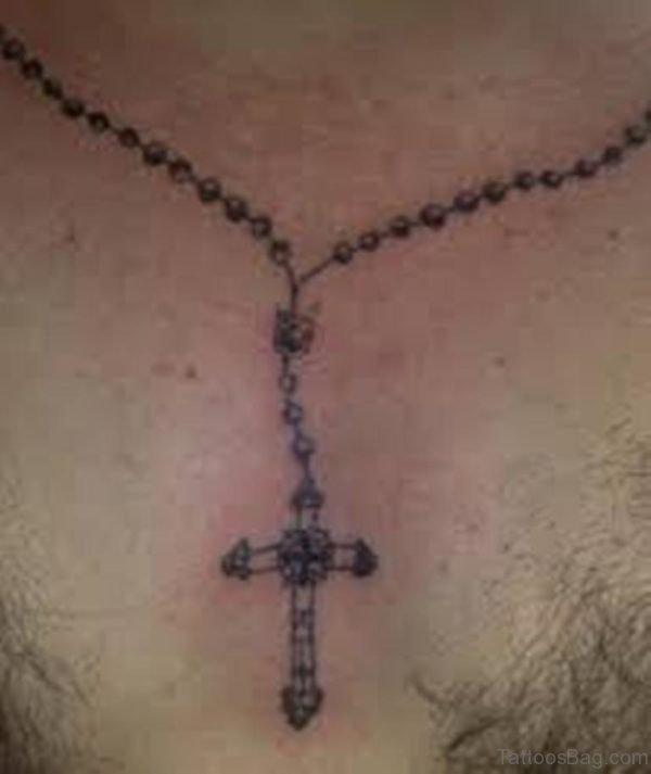 Classy Rosary Tattoo