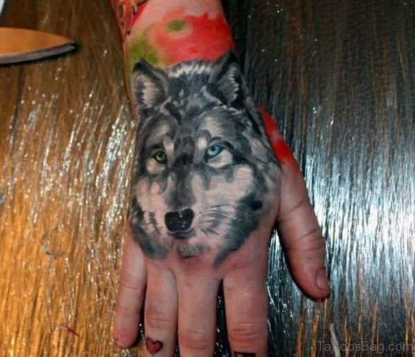 Classy Wolf Tattoo