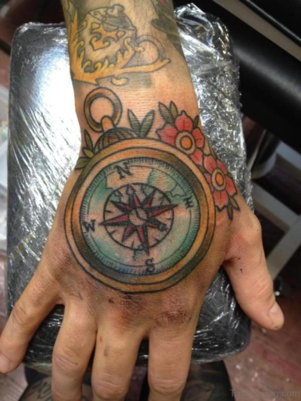 Compass Tattoo 