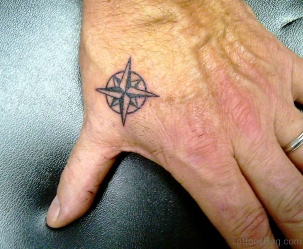 Compass Tattoo Design 