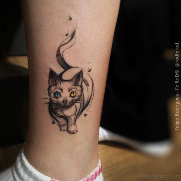 Cool Cat Tattoo