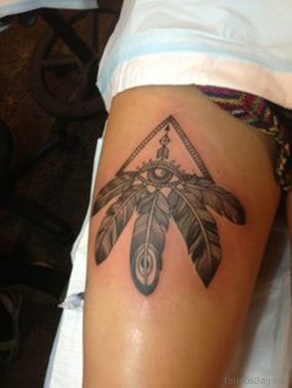Cool Feather Tattoo 