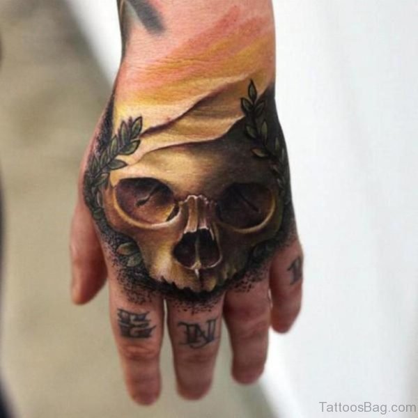 Cool Skull Tattoo Design