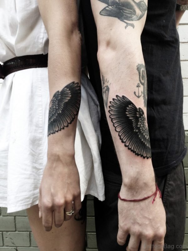 Couple Wings Tattoo