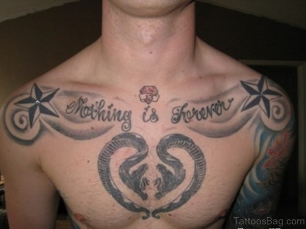 Creative Chest Tattoo For Men