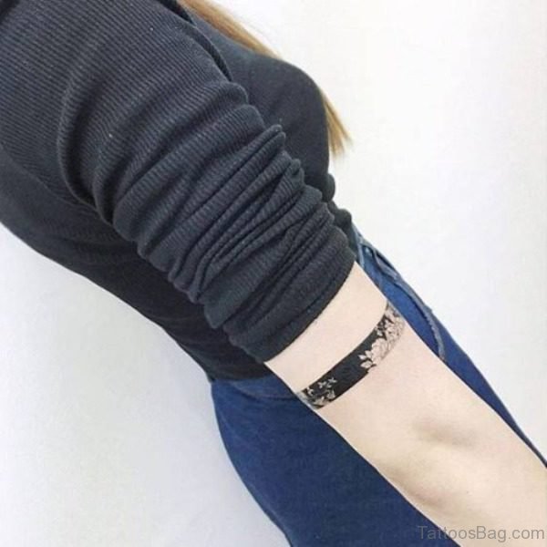 Cute Band Tattoo For Girls