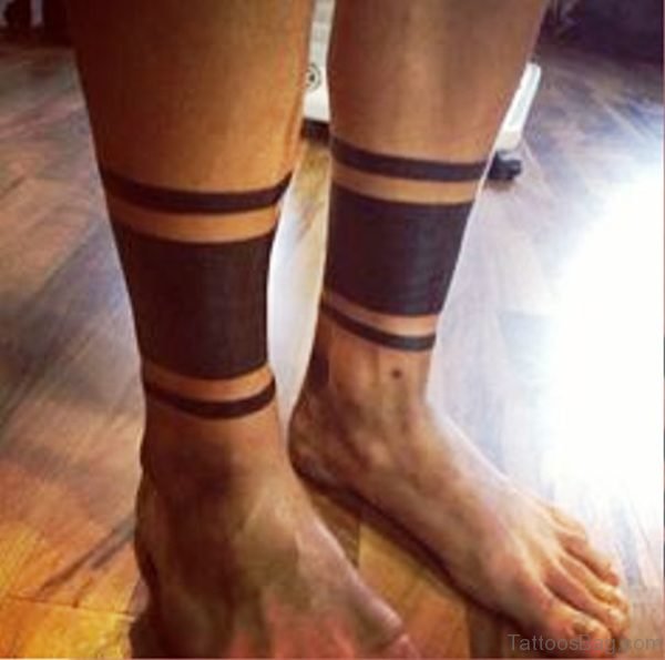 53 Cool Band Tattoos On Leg