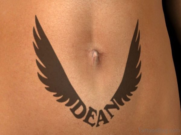 Dean Tattoo On Belly