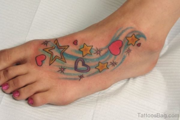 Designer Star Tattoo