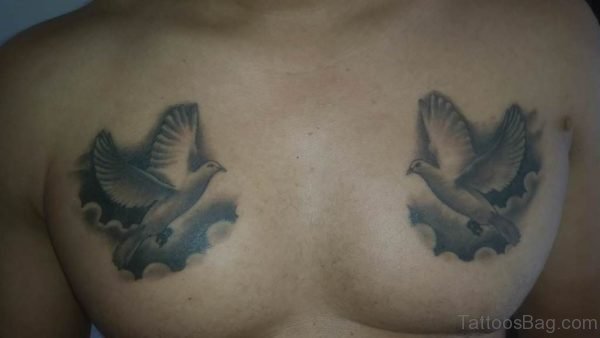 Dove Chest Tattoo 