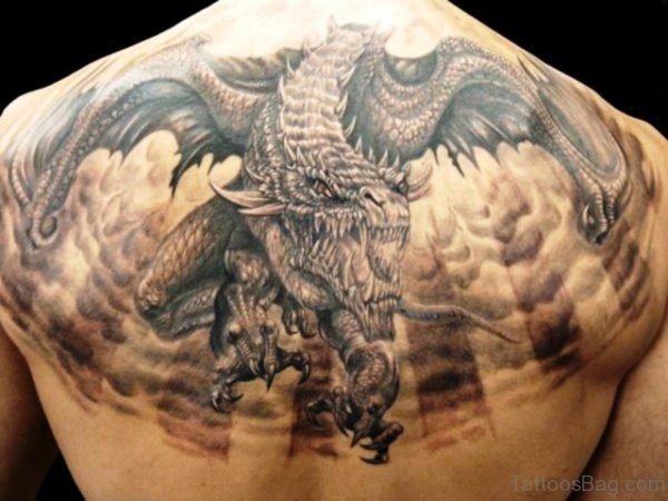 Dragon Tattoo On Back