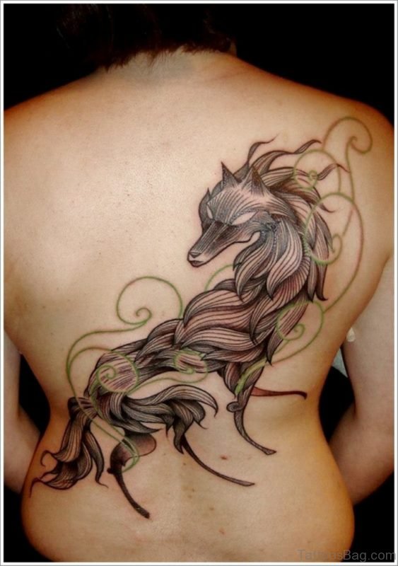 Dragon Tattoo On Back 