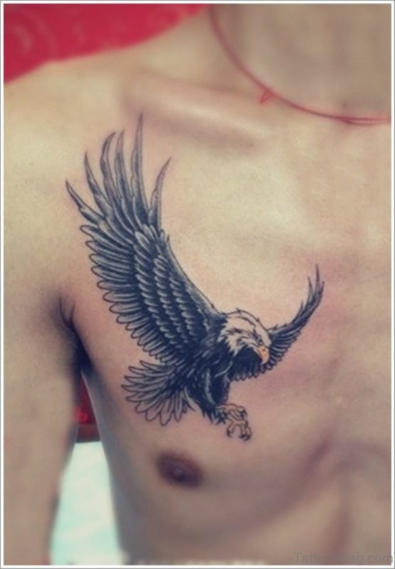 Eagle Tattoo Design On Chest