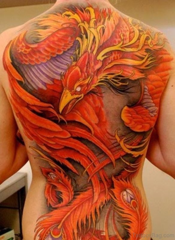Eagle Tattoo On Back Body 1