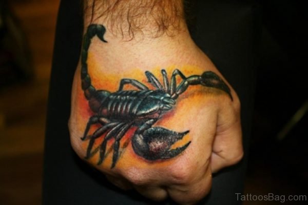 Elegant Scorpion Tattoo