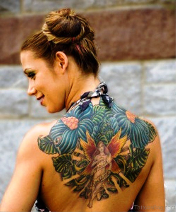 Elegant Tattoo On Back
