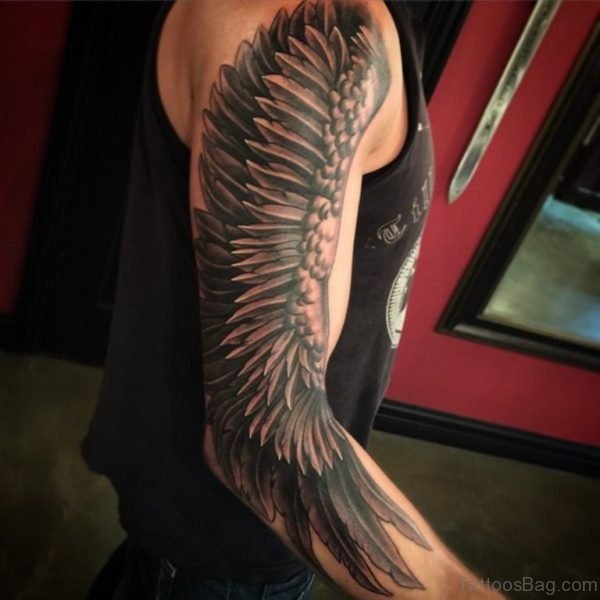 Elegant Wings Tattoo