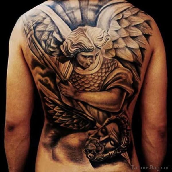 Excellent Back Tattoo 