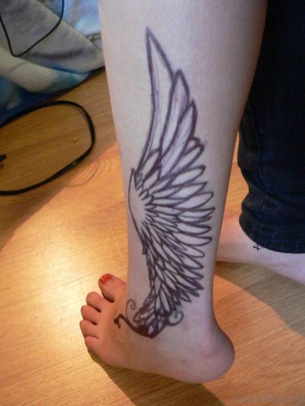 Excellent Wings Tattoo Design