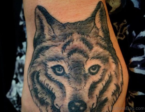 Excellent Wolf Tattoo Design