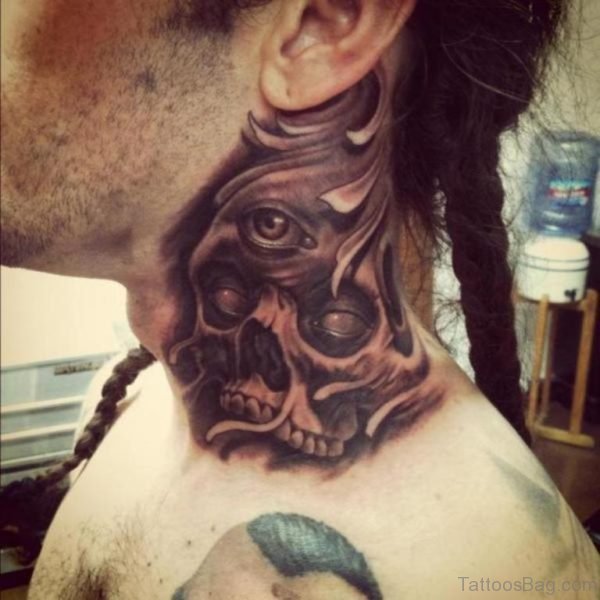Eye And Skull Tattoo 