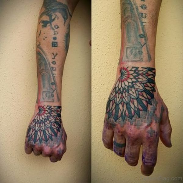 Fabulous Mandala Tattoo On Hand