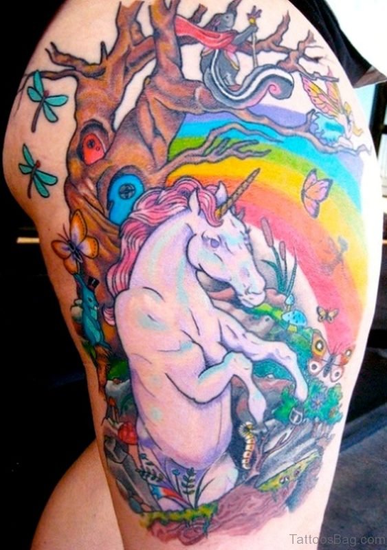 Fabulous Unicorn Tattoo