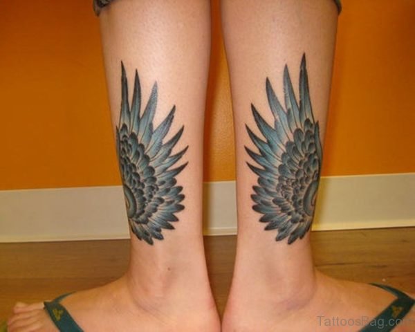 Fabulous Wings Tattoo On Ankle