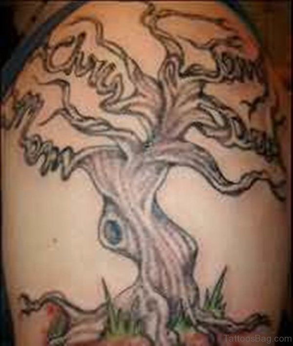 Family Tree On Shoulder