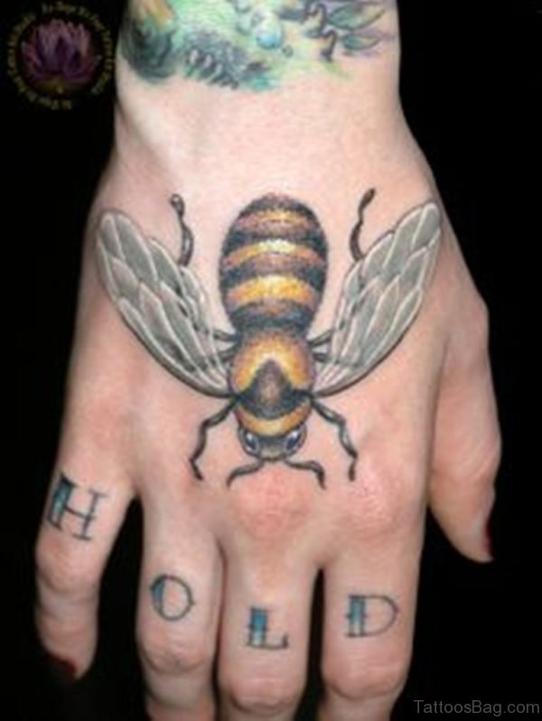 Fancy Bee Tattoo