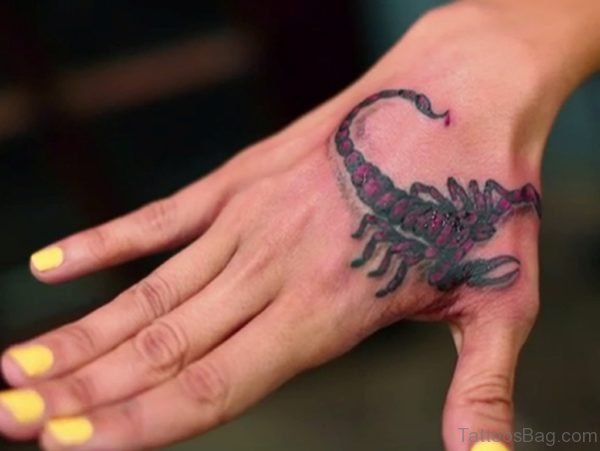Fancy Scorpion Tattoo