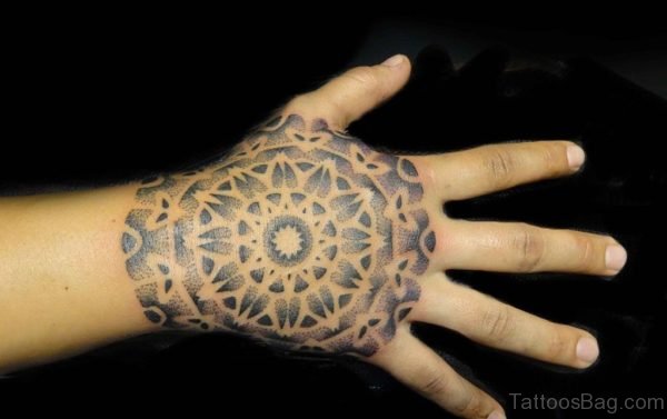 Fantatsic Geometric Tattoo On Hand