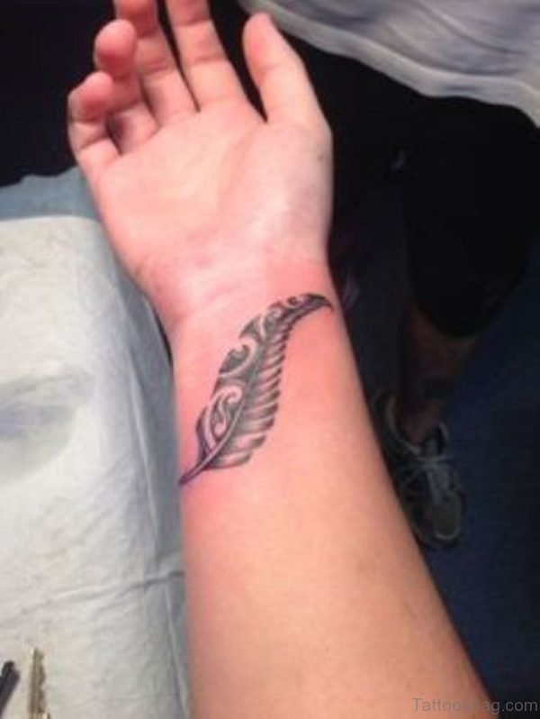 Fern Tattoo on Wrist