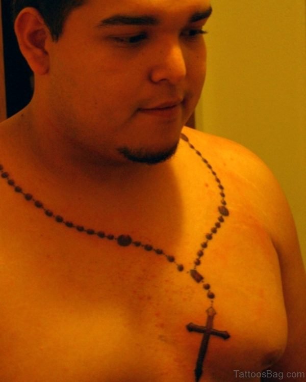 Fine Rosary Tattoo