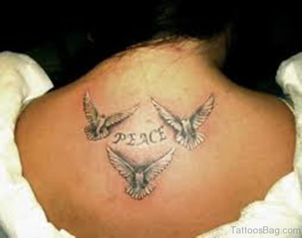 Flying Dove Tattoo