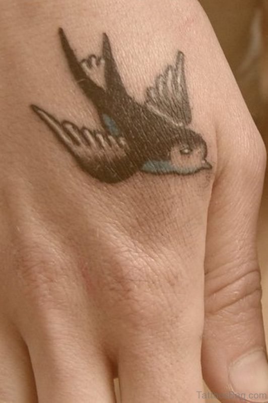 Flying Swallow Tattoo
