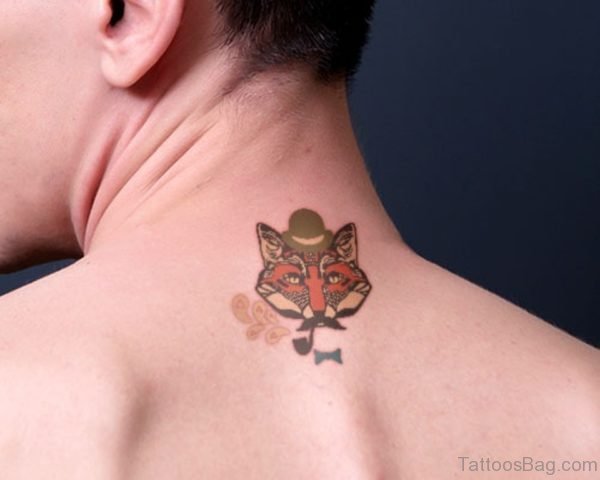 Fox Tattoo On NApe