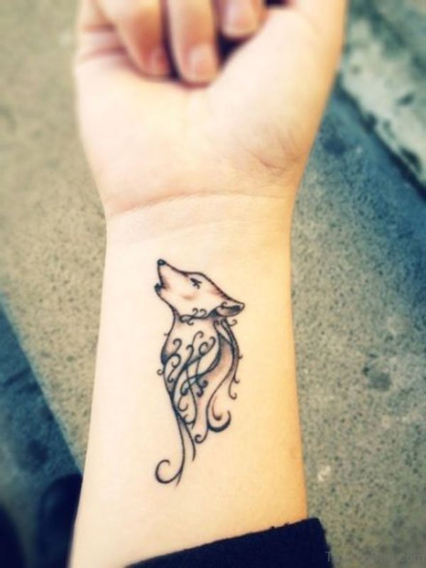 Fox Tattoo On Wrist