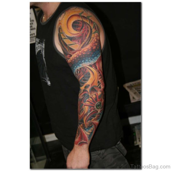 Full Arm Tattoo Design