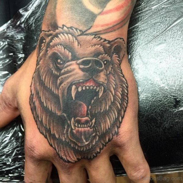 Funky Bear Tattoo
