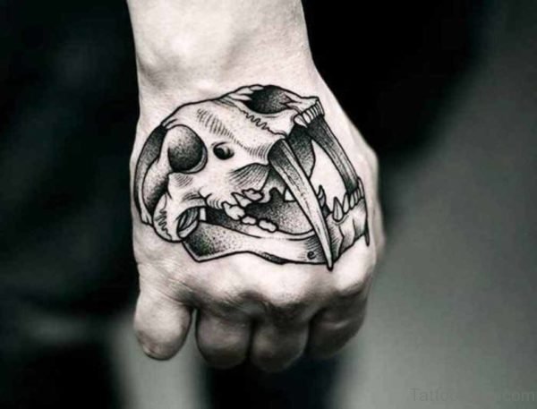 Funky Skull Tattoo