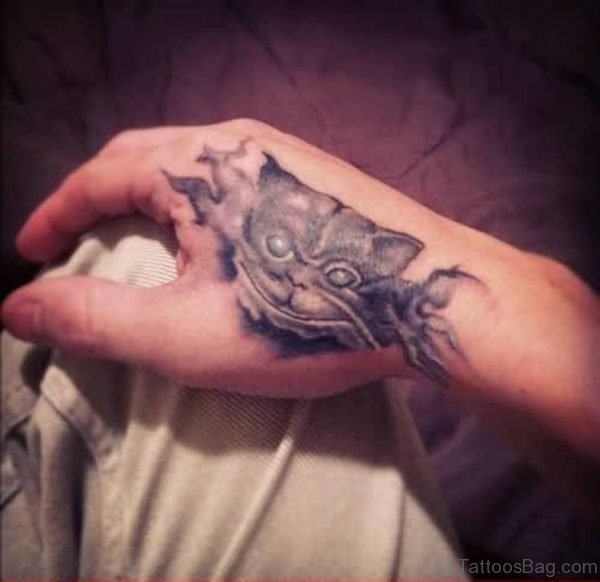 Funny Cat Tattoo 