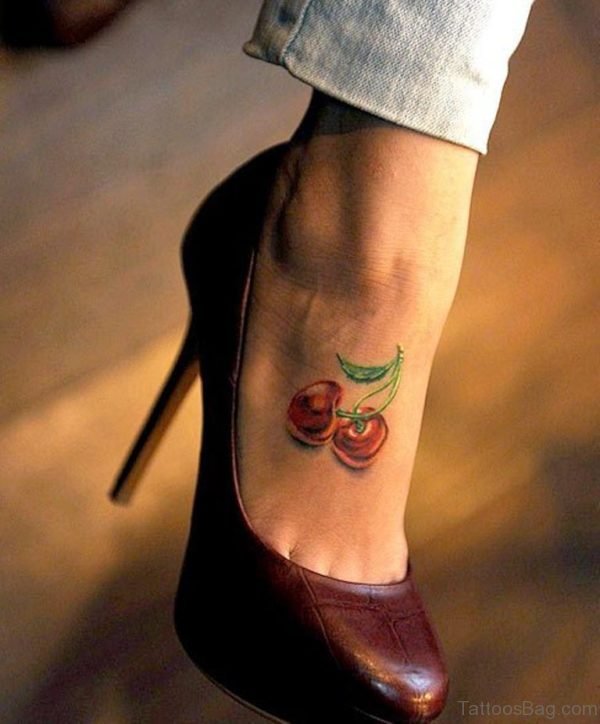 Funny Tattoo On ankle