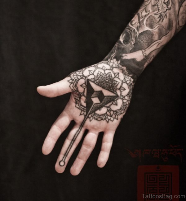 Good Looking Mandala Tattoo On Hand