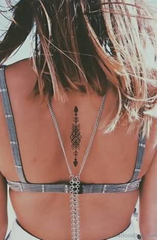 Graceful Arrow Tattoo