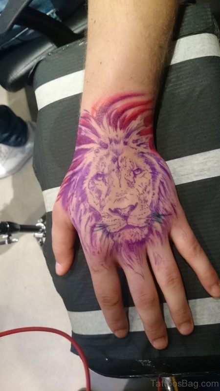 Graceful Lion Tattoo