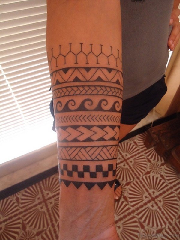 Great Band Tattoo On Arm