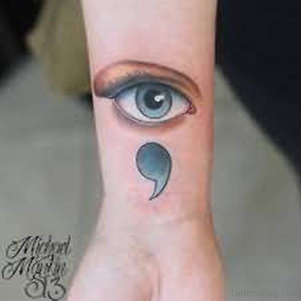 Great Eye Tattoo On Wrist