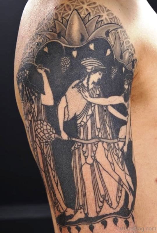 Greek Tattoo Design Tattoo On Shoulder